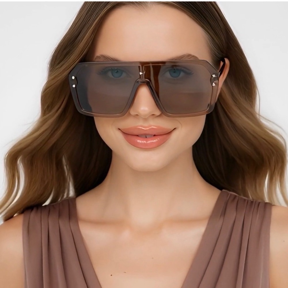 Oversized Shield Sunglasses Fashion Visor Sun‎ Glasses Trendy Shades UV400 Gafas